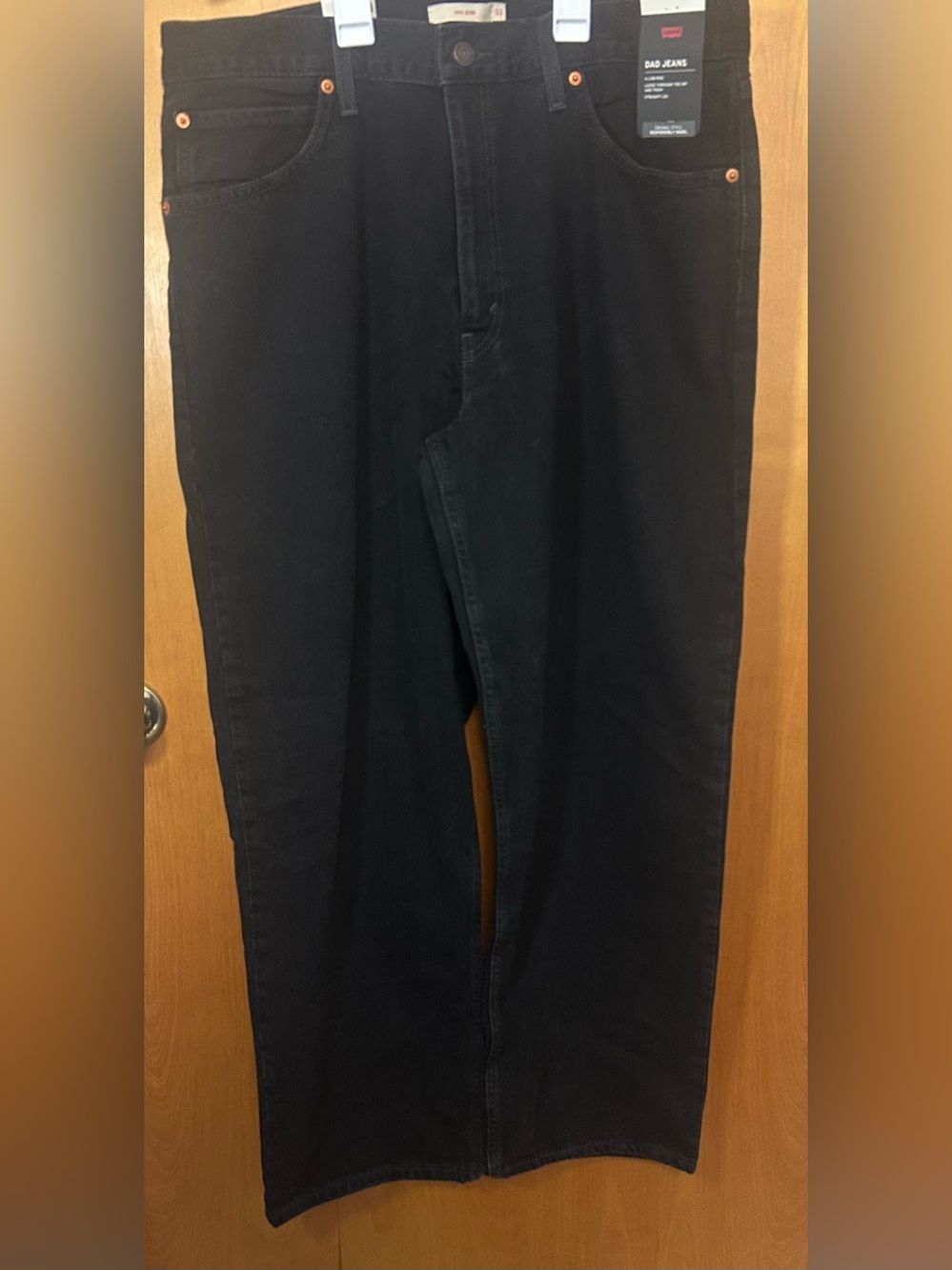 NWT Levi’s Dad Jean 33 x 30 Black